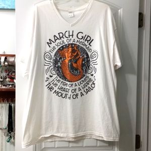 🖤🖤 MOVING SALE!!!                   March Girl Basic White Tee